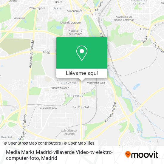 Mapa Media Markt Madrid-villaverde Video-tv-elektro-computer-foto