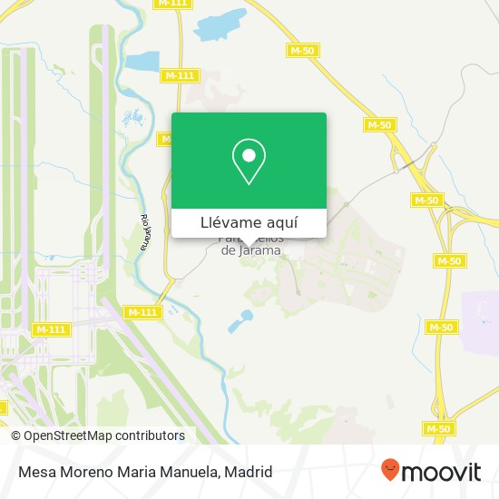 Mapa Mesa Moreno Maria Manuela
