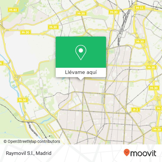 Mapa Raymovil S.l.