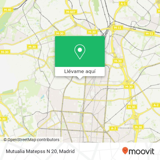 Mapa Mutualia Matepss N 20