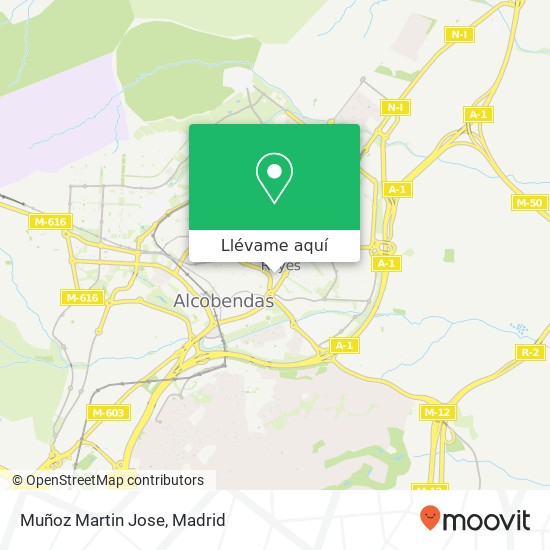 Mapa Muñoz Martin Jose