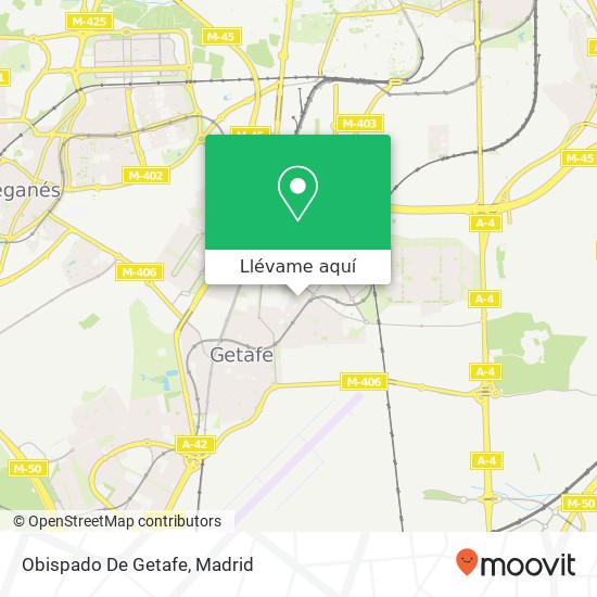 Mapa Obispado De Getafe