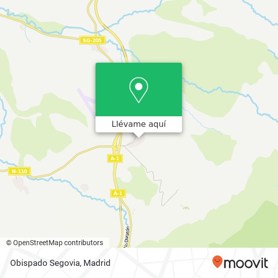 Mapa Obispado Segovia