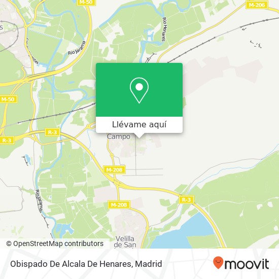 Mapa Obispado De Alcala De Henares