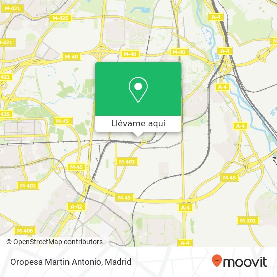 Mapa Oropesa Martin Antonio