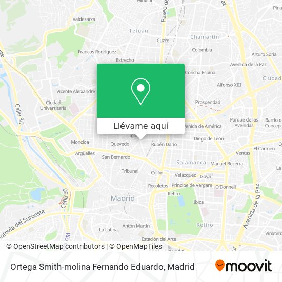 Mapa Ortega Smith-molina Fernando Eduardo