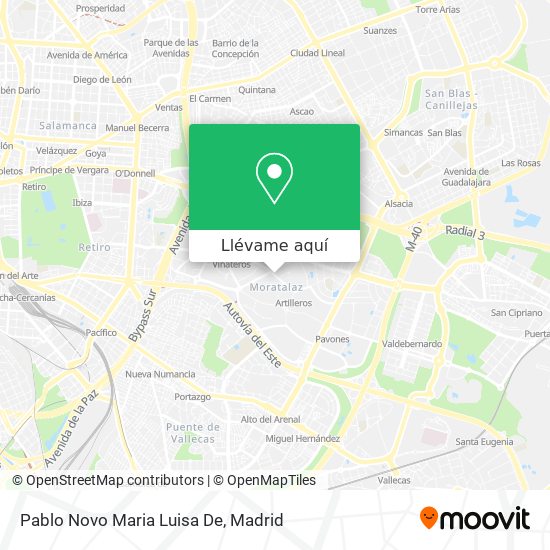 Mapa Pablo Novo Maria Luisa De