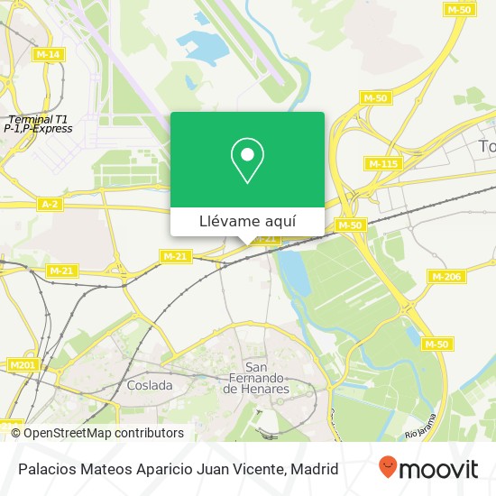 Mapa Palacios Mateos Aparicio Juan Vicente
