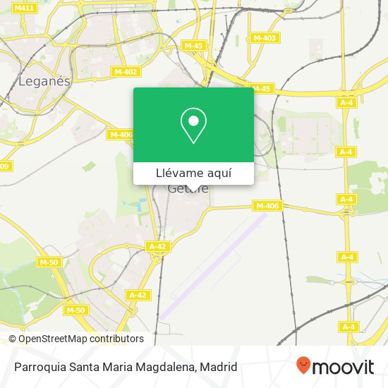 Mapa Parroquia Santa Maria Magdalena