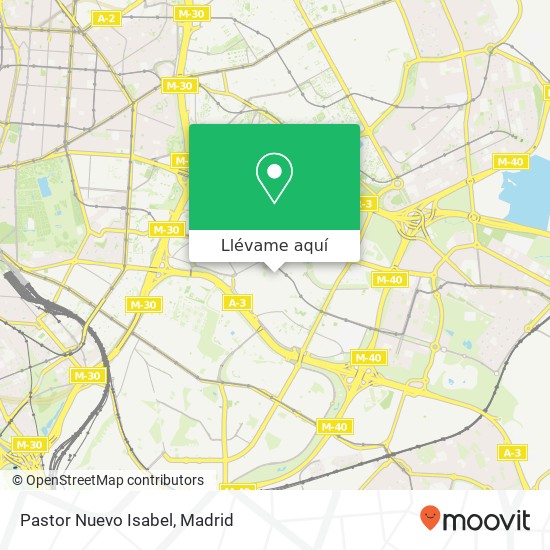 Mapa Pastor Nuevo Isabel