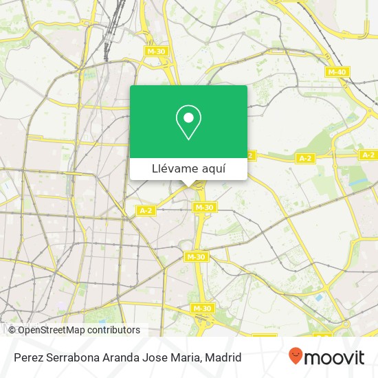 Mapa Perez Serrabona Aranda Jose Maria