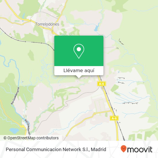 Mapa Personal Communicacion Network S.l.