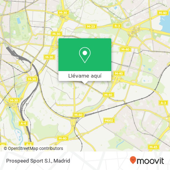 Mapa Prospeed Sport S.l.