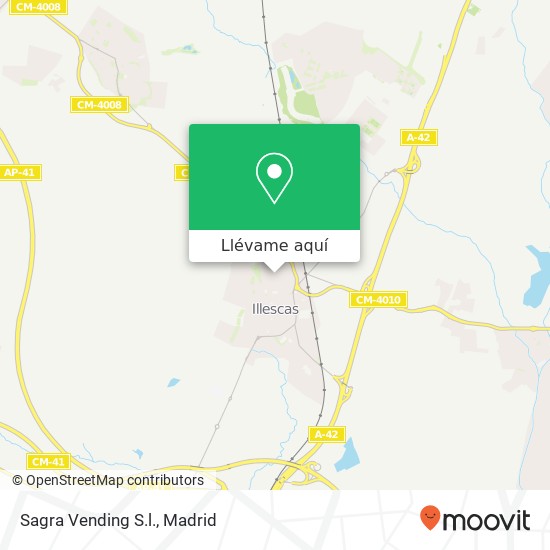 Mapa Sagra Vending S.l.