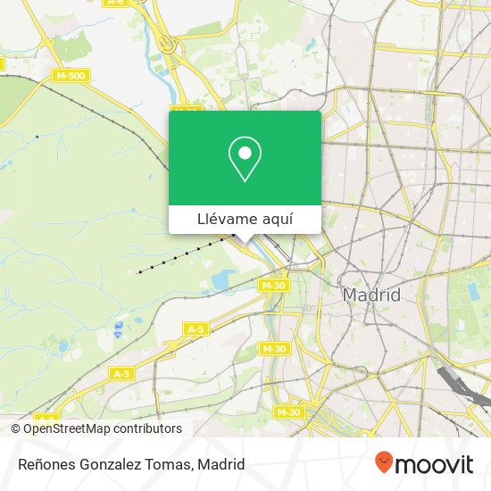 Mapa Reñones Gonzalez Tomas