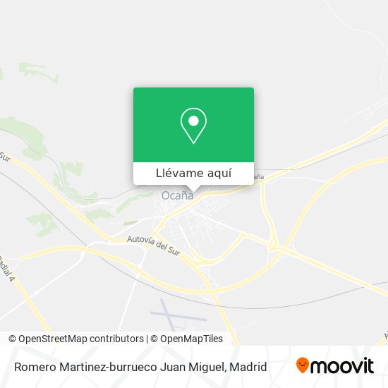 Mapa Romero Martinez-burrueco Juan Miguel