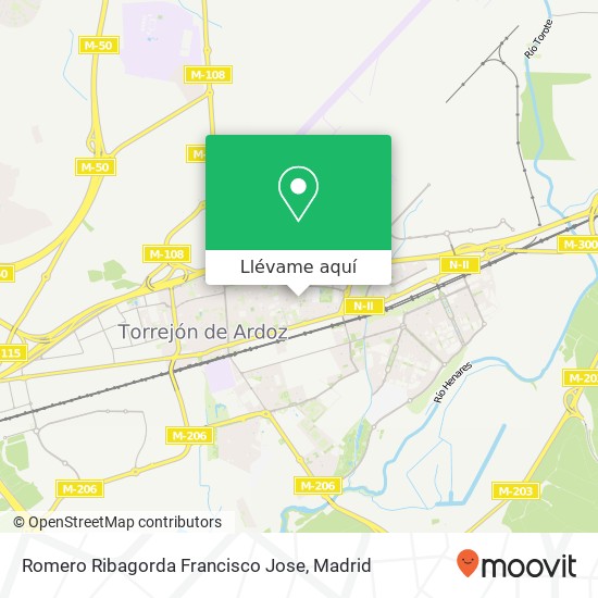 Mapa Romero Ribagorda Francisco Jose