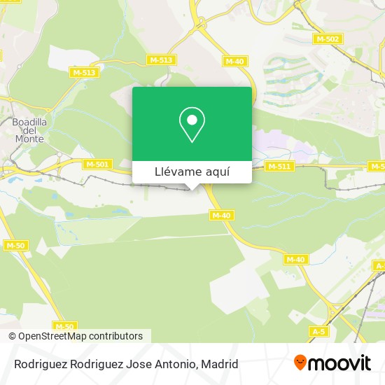 Mapa Rodriguez Rodriguez Jose Antonio