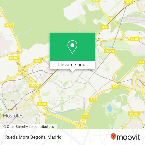 Mapa Rueda Mora Begoña