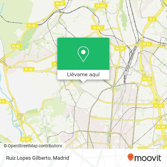 Mapa Ruiz Lopes Gilberto