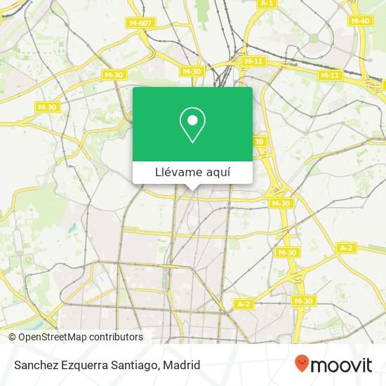 Mapa Sanchez Ezquerra Santiago