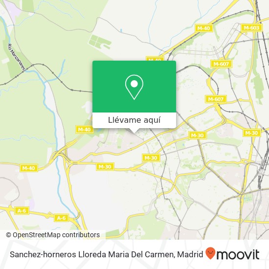 Mapa Sanchez-horneros Lloreda Maria Del Carmen