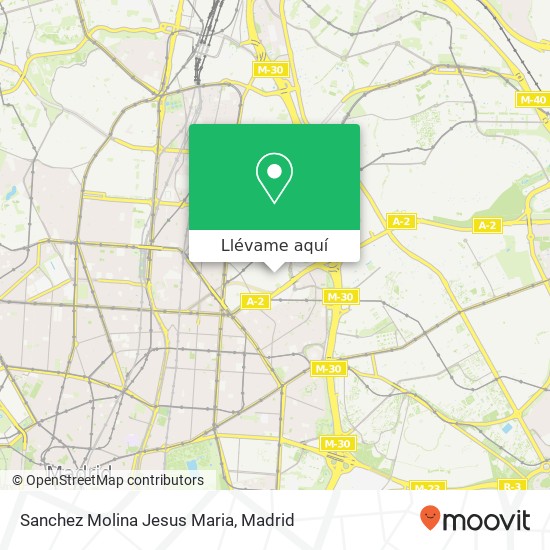 Mapa Sanchez Molina Jesus Maria