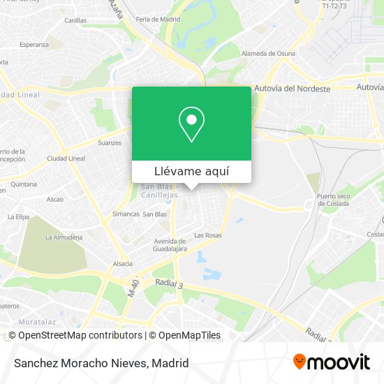 Mapa Sanchez Moracho Nieves