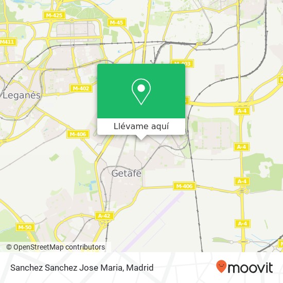 Mapa Sanchez Sanchez Jose Maria