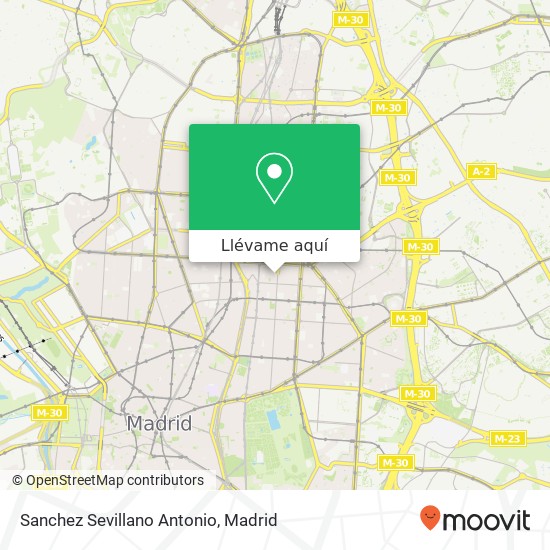 Mapa Sanchez Sevillano Antonio