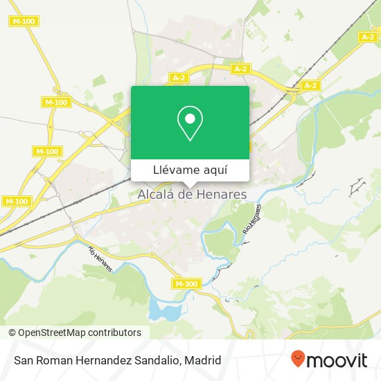 Mapa San Roman Hernandez Sandalio