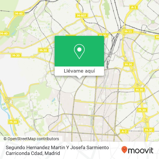 Mapa Segundo Hernandez Martin Y Josefa Sarmiento Carriconda Cdad