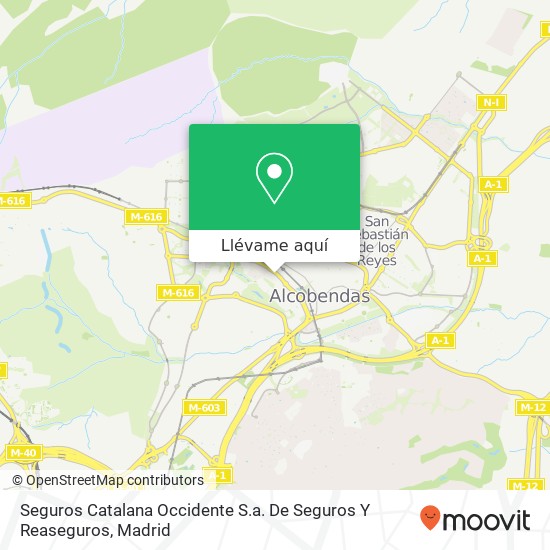 Mapa Seguros Catalana Occidente S.a. De Seguros Y Reaseguros