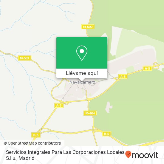 Mapa Servicios Integrales Para Las Corporaciones Locales S.l.u.