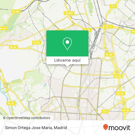 Mapa Simon Ortega Jose Maria