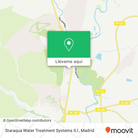 Mapa Staraqua Water Treatment Systems S.l.