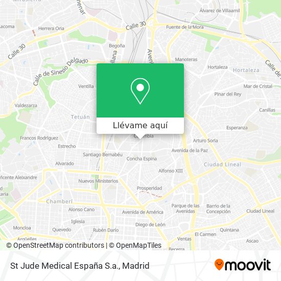 Mapa St Jude Medical España S.a.