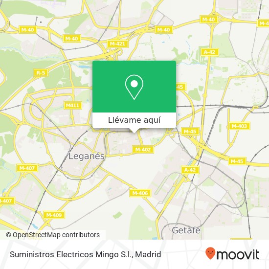 Mapa Suministros Electricos Mingo S.l.