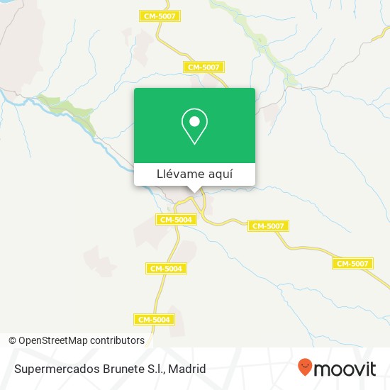 Mapa Supermercados Brunete S.l.