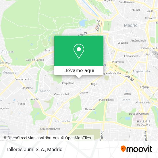 Mapa Talleres Jumi S. A.