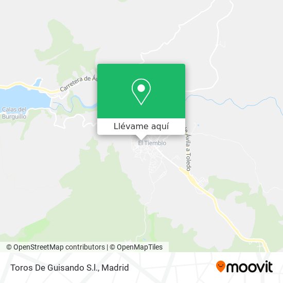 Mapa Toros De Guisando S.l.