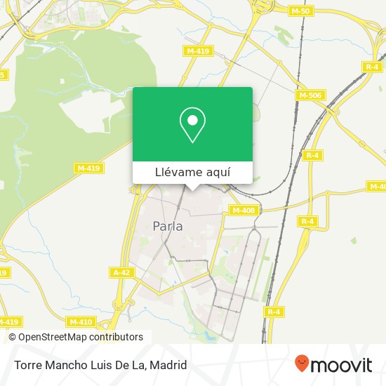 Mapa Torre Mancho Luis De La