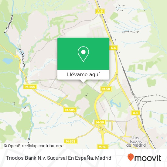 Mapa Triodos Bank N.v. Sucursal En EspaÑa