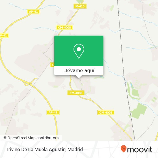 Mapa Trivino De La Muela Agustin