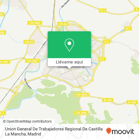 Mapa Union General De Trabajadores Regional De Castilla La Mancha