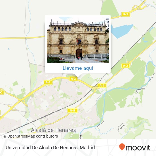 Mapa Universidad De Alcala De Henares