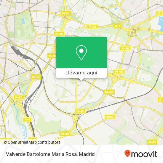 Mapa Valverde Bartolome Maria Rosa