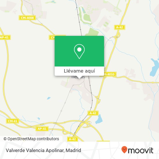 Mapa Valverde Valencia Apolinar