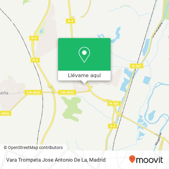 Mapa Vara Trompeta Jose Antonio De La