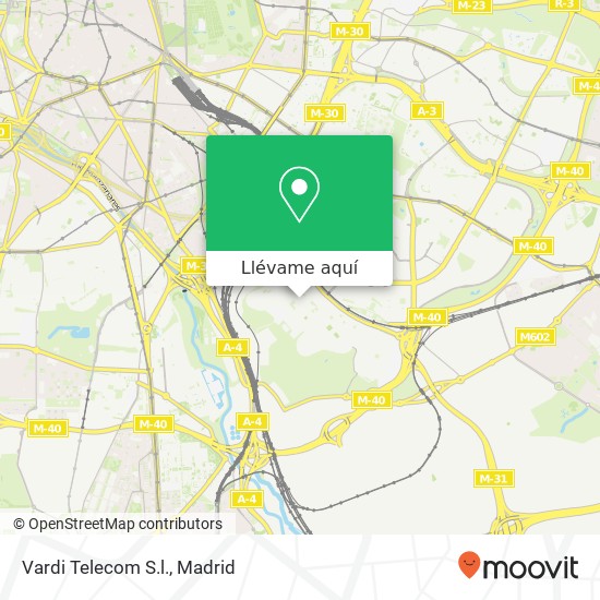 Mapa Vardi Telecom S.l.